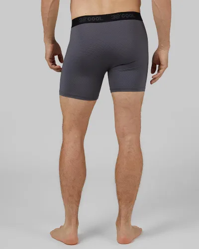 Vista 4 de 32 GRADOS - Calzoncillos tipo bóxer de malla activa para hombre, de secado rápido, paquete de 4