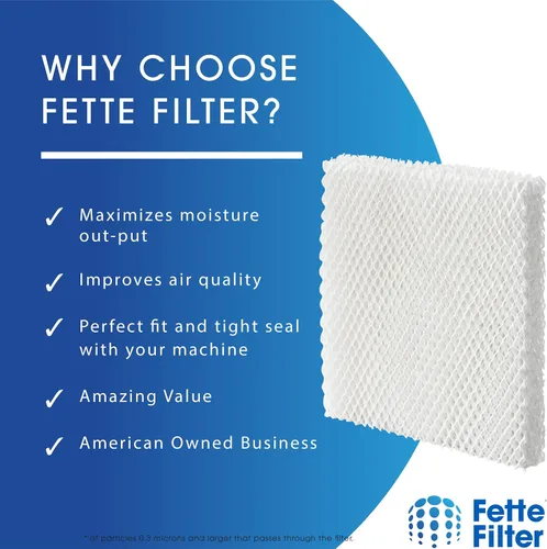 Vista 5 de Fette Filter - Filtro T Humidificador Absorción Filtros Compatible con Honeywell HFT600T HFT600PDQ para Honeywell Tower Humidifier HEV615 Series &