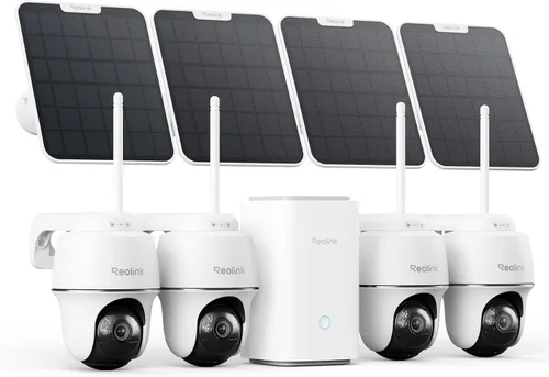 Vista 11 de REOLINK Cámaras de seguridad solar 4K inalámbricas para exteriores, Argus PT Ultra+panel solar, seguimiento automático de inclinación panorámica