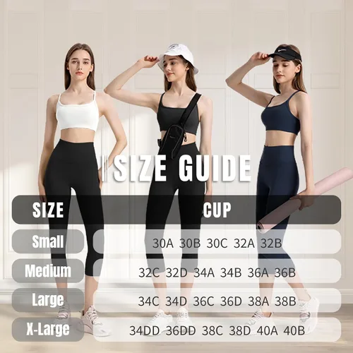 Vista 6 de VEQKING Sujetador deportivo para mujer, tirantes delgados ajustables, cuello cuadrado, sin costuras, para entrenamiento, yoga, bralette con copas