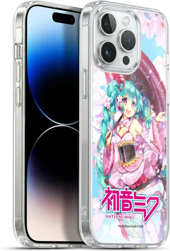 Vista 121 de Head Case Designs Licencia Oficial Hatsune Miku Gráficos Lindos Carcasa de Gel [Protección de Grado Militar] Compatible con Apple iPhone 7