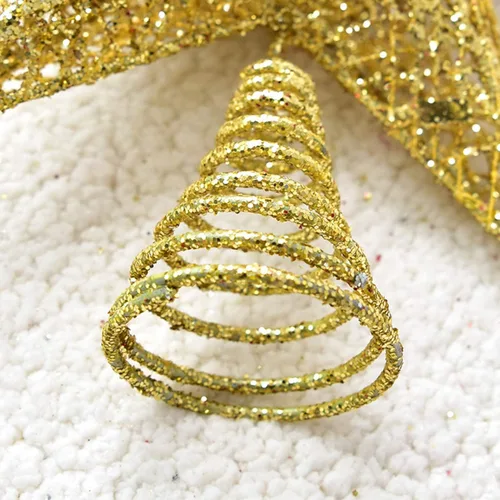 Vista 2 de Adorno de estrella de 10" para árbol de Navidad, decoración dorada para árbol de Navidad, decoración para fiestas en interiores y hogar (dorado)