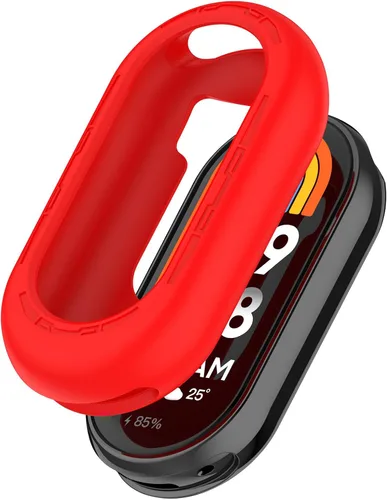 Vista 15 de Funda protectora para Mi Band 8, a prueba de golpes, resistente a los golpes, funda de parachoques para Xiaomi Mi Band 8 Activity Tracker Agua