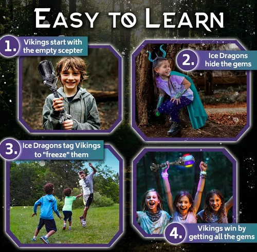 Vista 3 de Pillado Redefinido: Vikingos de las Auroras Boreales 3-10 jugadores, mayores de 5 años Juegos al aire libre para niños Juegos de camping