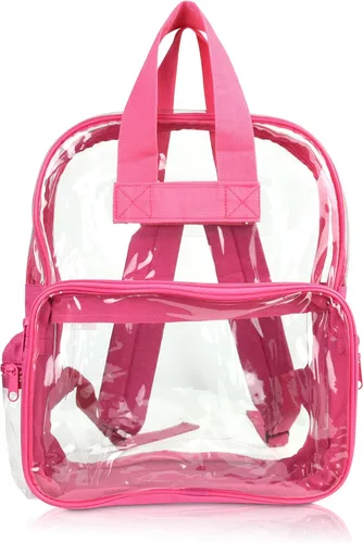 Vista 71 de DALIX Bolsas de mochila transparentes de plástico liso dorado