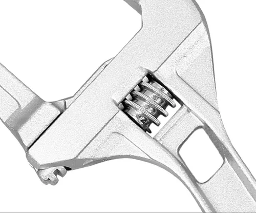 Vista 6 de Adjustable Wrench Large Opening Bathroom Spanner Wrenches Wide Jaw 6-68mm Aluminum Alloy Spanner Wrenches Shank Plumber
