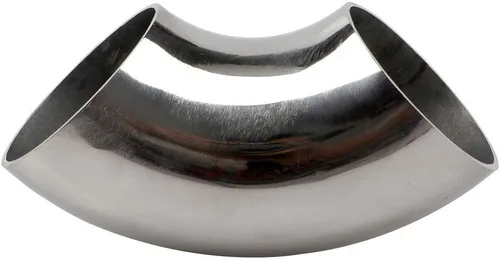 Vista 10 de Codo de acero inoxidable de 1.5" y 90° de curvatura de mandril - Grosor 16GA/.065" Material de pared SS304 Adecuado para codo de escape modificado