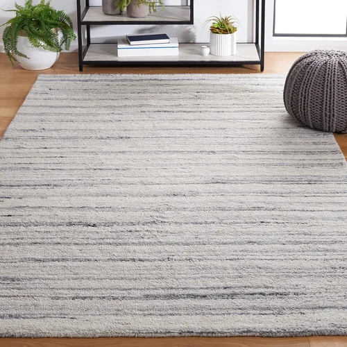 Vista 9 de SAFAVIEH Casablanca Shag Collection - Alfombra decorativa, 2 pies 3 pulgadas x 5 pies, turquesa y marfil, lana maciza hecha a mano, ideal para sala