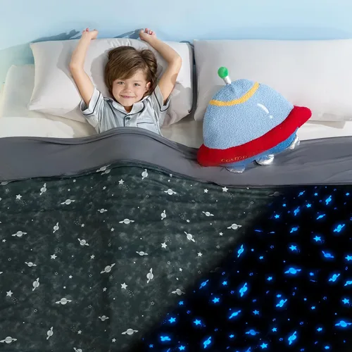 Vista 16 de Manta refrescante que te mantiene fresca en el verano caluroso, manta de tamaño individual o bebé de 51 x 67 pulgadas para adultos, niños y bebés