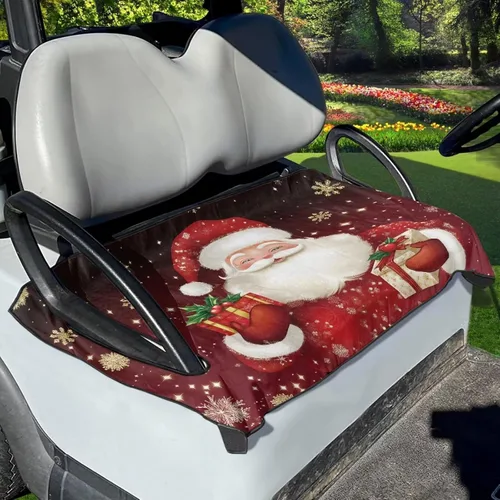 Vista 45 de Fundas de asiento de carrito de golf, toalla de manta de asiento de carrito de golf, cubierta de asiento de carrito de golf para asientos de 2