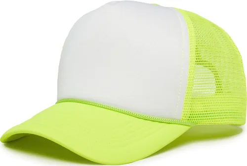 Vista 67 de Funky Junque Sombrero de camionero ligero Snapback de espuma de malla en Negro/Negro