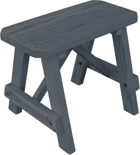 Vista 56 de Furniture Barn USA Pine - Banco tradicional de 2 pies, color negro