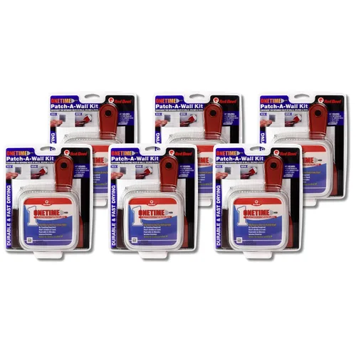 Vista 9 de Red Devil 0541 ONETIME Spackle ligero para reparación de paredes, masilla para agujeros en paneles de yeso, 1 galón, blanco, fabricado en EE. UU