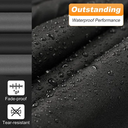 Vista 5 de QUNSUNUS - Funda impermeable para automóvil para VW Bus T1 T2 T3 1950-1992, fundas exteriores con cremallera, cubierta exterior completa para todo