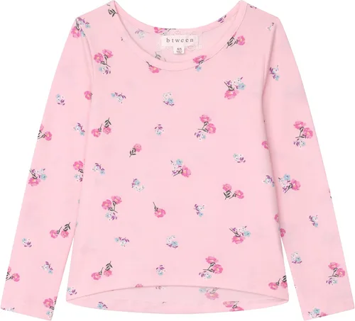 Vista 4 de Camisas de manga larga para niñas, lindas camisetas gráficas, escuela, pijama y deportes, paquete de 4 camisetas metálicas, teñido anudado
