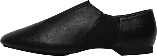 Vista 4 de Zapatos de jazz para niños, suela de cuero, para bailar para niñas y niños (niños pequeñosniños grandes)