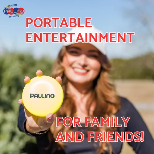 Vista 6 de Pallino Juego interactivo de discos voladores - Diversión al aire libre para adultos y familia, juegos de césped para niños y adultos, patio trasero
