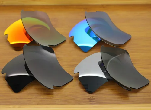 Vista 2 de ACOMPATIBLE 4 pares de lentes polarizadas de repuesto para Oakley Flak 2.0 XL OO9188 Pack P7