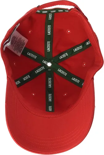 Vista 3 de Lacoste Gorra de sarga de algodón orgánico para hombre
