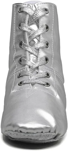 Vista 5 de Zapatos de baile de jazz para mujer, botines de baile para hombre