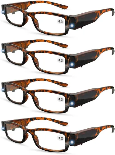 Vista 8 de Gafas de lectura con luces LED lectores con luces Lector de lupa +59.1 in