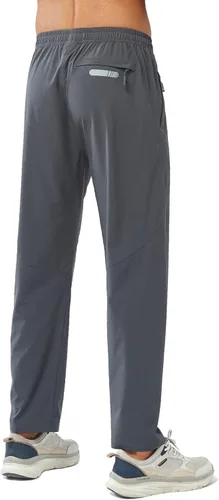 Vista 3 de NORTHYARD Pantalones deportivos para hombre para correr, entrenamiento, joggers, ligeros, para gimnasio, jogging, pista, casuales, con bolsillos