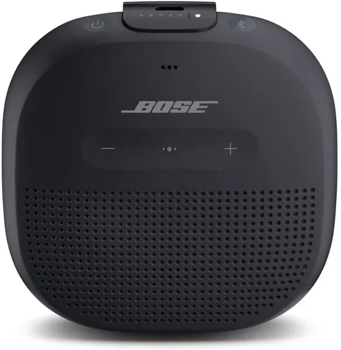 Vista 9 de Bocina SoundLink Micro de Bose con Bluetooth: Bocina pequeña portátil impermeable con micrófono, Azul Piedra