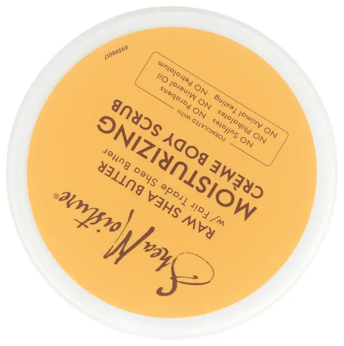 Vista 3 de SheaMoisture Crema exfoliante hidratante de comercio justo crudo para piel opaca, 11.3 onzas