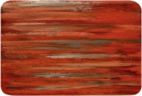 Vista 6 de Erosebridal Alfombra de baño abstracta azul de acuarela negra para niños y adolescentes, alfombra de baño de teñido anudado blanco degradado