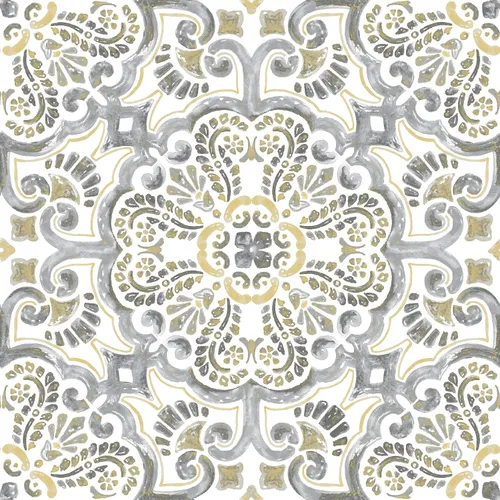 Vista 10 de FloorPops FP2477 Fontaine - Azulejos de suelo Peel & Stick, color azul