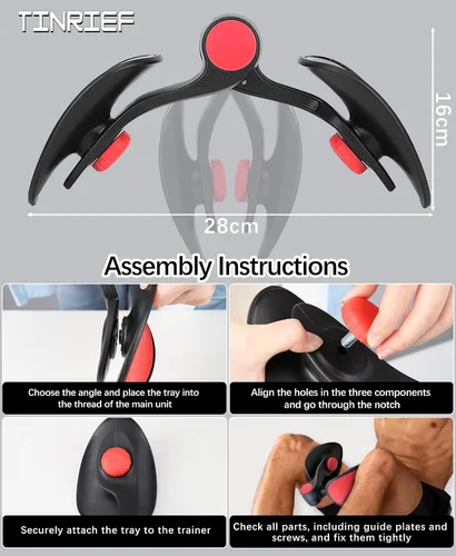 Vista 7 de Tinrief Entrenador de muslos Kegel, entrenador de suelo pélvico, entrenador de Kegel para rehabilitación posparto, tonificador de la parte interna
