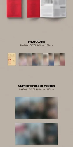 Vista 3 de Stray Kids MAXIDENT 7º Mini álbum versión CD+unidad mini póster plegable en paquete+fotolibro+papel de letras+tarjeta fotográfica+seguimiento