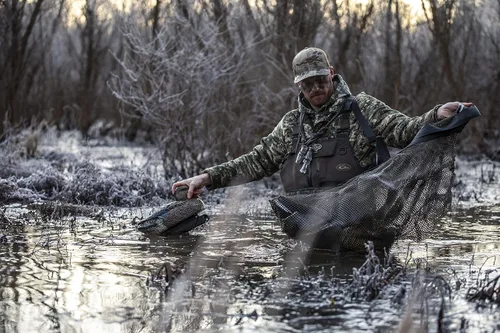 Vista 5 de Cupped Waterfowl Cordón trenzado de llamada para llamadas de pato, cordón de paracaídas duradero ajustable, cordón de llamada de caza, verde/caqui
