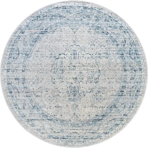 Vista 20 de Unique Loom Noble Collection - Alfombra de área tradicional, envejecida, vintage, geométrica, con borde (2' 2 x 3' 0 rectangular, azul/beige)