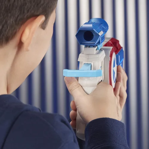 Vista 8 de Avengers: Endgame Nerf Capitán América Ensamblador Gear