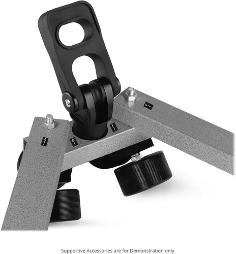 Vista 2 de PROAIM Pie de punta para cámara Swift Dolly para adaptarse a trípodes con dos picos. Montaje de trípode seguro y estable, con soporte de pies