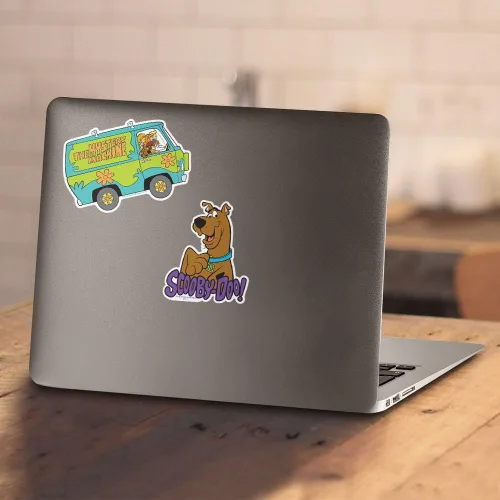 Vista 5 de Scooby-Doo Face T Shirt & Stickers