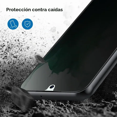 Vista 5 de amFilm Protector de pantalla de privacidad para Samsung Galaxy S22 0.18 oz de 6.1 pulgadas con 2 protectores de lente de cámara, antiespía