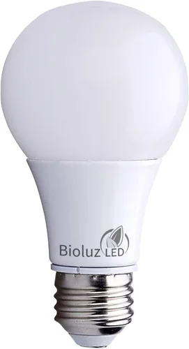 Vista 2 de Bioluz LED Luces para dormitorio, equivalentes a bombillas LED de 60 W, 2700 K blanco cálido, bombillas LED A19 no regulables de 9 W, bombilla LED