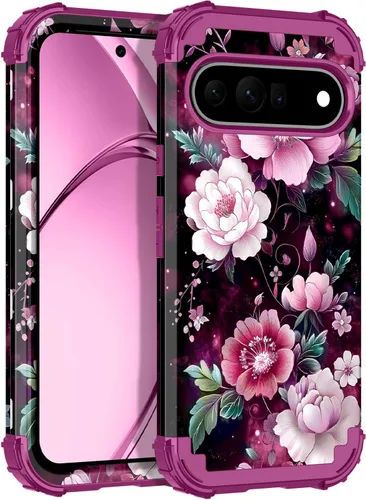 Vista 19 de Rancase Funda para Google Pixel 10 Pro XL 2025, brilla en la oscuridad de tres capas [protección de grado militar] resistente a prueba de golpes