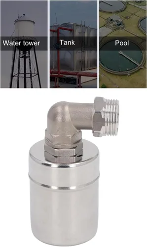 Vista 9 de BORDSTRACT Válvula de flotador para control de nivel de agua Controlador totalmente automático de acero inoxidable 304 Mini válvula de bola