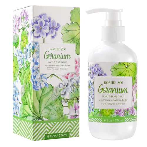 Vista 20 de ROMIIE ZOI Loción diaria para manos y cuerpo con manteca de karité hidratante - Jardín de primavera con aroma a felicidad botánica - 236 ML / 8 FL OZ