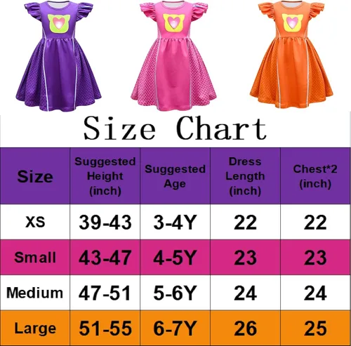 Vista 3 de Dotrewes Vestido casual de verano para niñas, disfraz de animación de gatitos de manga corta