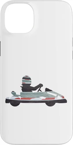 Vista 15 de Funda para iPhone 16 Go Kart Racing Race Track