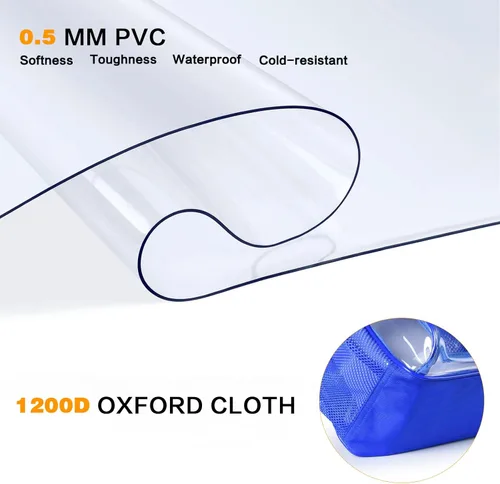 Vista 6 de PAMANO Mochila transparente, Azul
