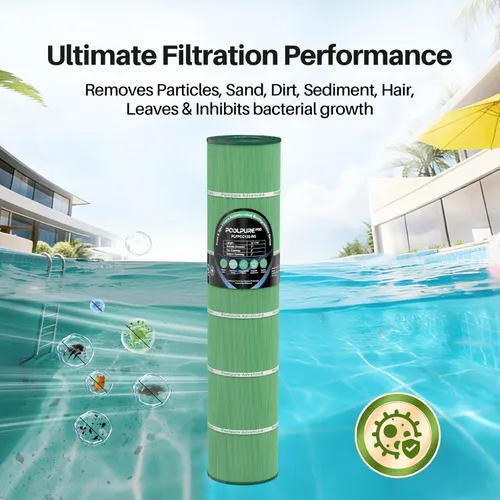 Vista 5 de POOLPURE Filtros de spa biodegradables PCC130, compatibles con Pentair CCP520, R173578, Pleatco PCC130, Ultral-A7, Unicel C-7472, FC-1978, Clean and