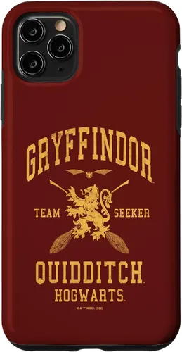 Vista 11 de Funda para iPhone 15 Deathly Hallows 2 Gryffindor Quidditch Team Seeker