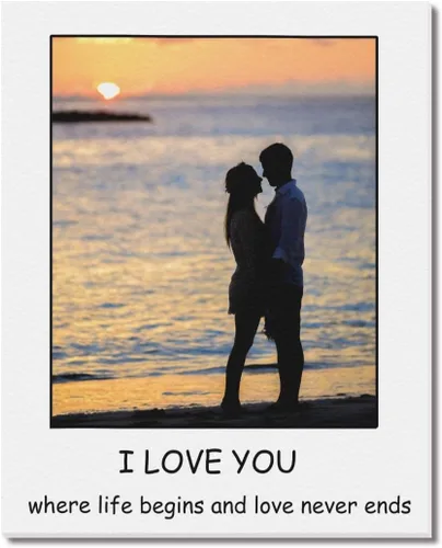 Vista 5 de Impresiones en lienzo personalizadas con tus fotos – Póster de arte de pared personalizado para regalos fotográficos enmarcados – Regalos de mujer 1