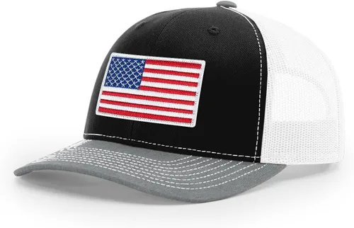 Vista 117 de Joe's USA Richardson 112 - Gorras de camionero con parche gráfico personalizado - Gorras estructuradas de cinco y seis paneles Richardson Premium