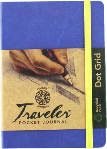 Vista 10 de Cuaderno de bocetos Travelers Dot Grid Pentalic Art, libre de ácidos